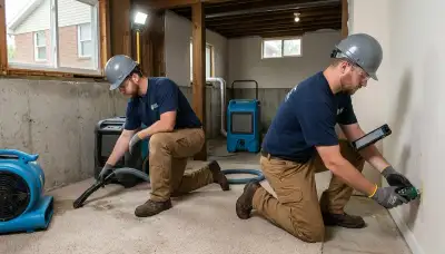Water damage restoration team serving Toledo, OH for flood cleanup and drying services